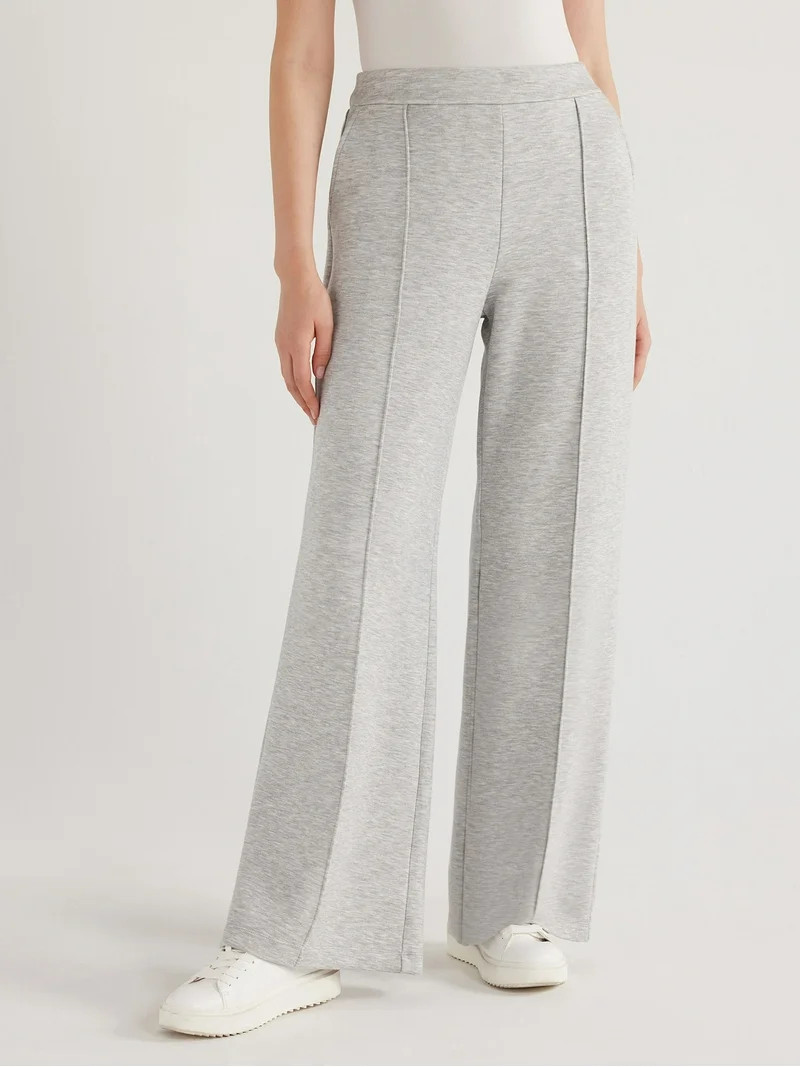 Scoop Women’s and Women’s Plus Ultimate Scubaknit Seamed Sweatpants, Sizes XS-4X | Walmart (US)