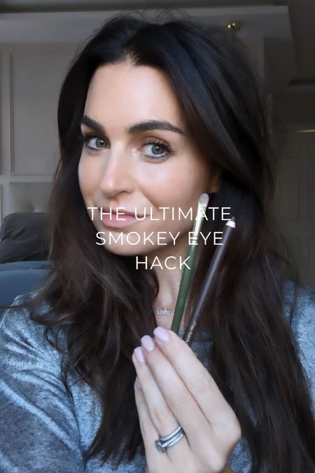 The ultimate smokey eye hack; make up brushes, eye lash curler, eye liner pencil, mascara 

#LTKbeauty #LTKSeasonal #LTKGiftGuide