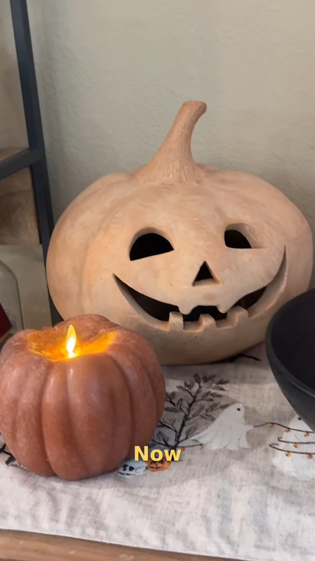 Flameless Pumpkin Candle That Looks Like Real Wax (But Won’t Melt on Your Mantel)  

 #LTKSeasonal #LTKHome