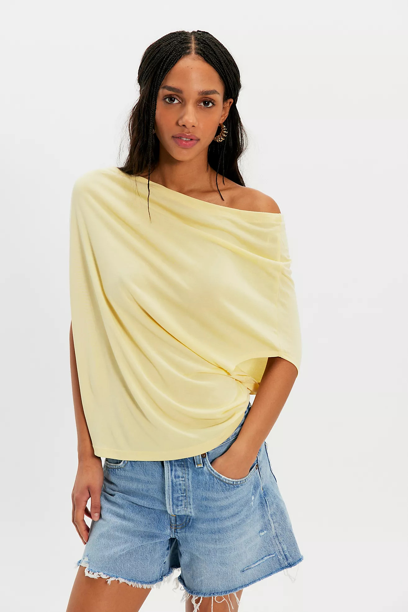 Blake Off-The-Shoulder Draped Top | Free People (Global - UK&FR Excluded)