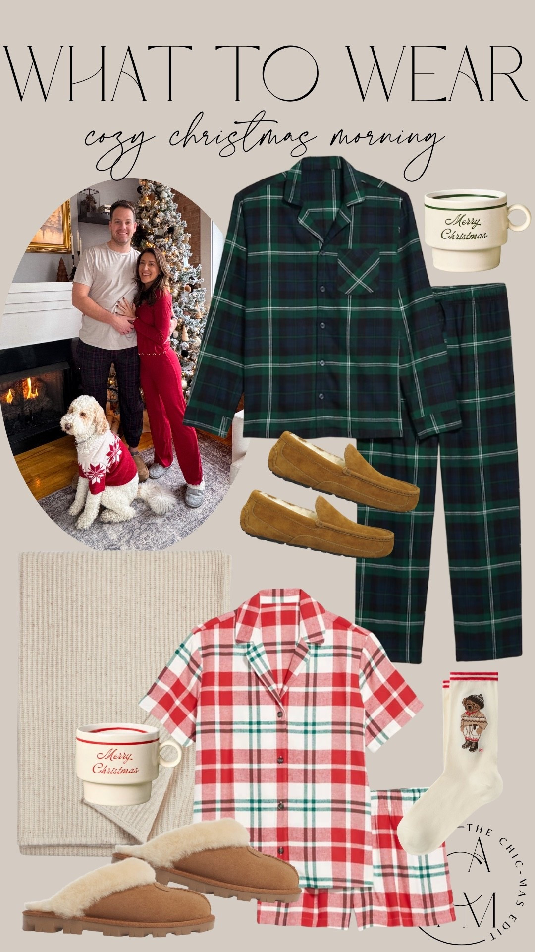 What to wear: cozy Christmas morning for him and her! These Old Navy matching family pajamas  are 40% off! Love mixing plaids for the Ralph Lauren Christmas aesthetic 

#LTKSaleAlert #LTKMens #LTKHoliday