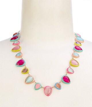 Stone Inset Collar Necklace | Dillard's