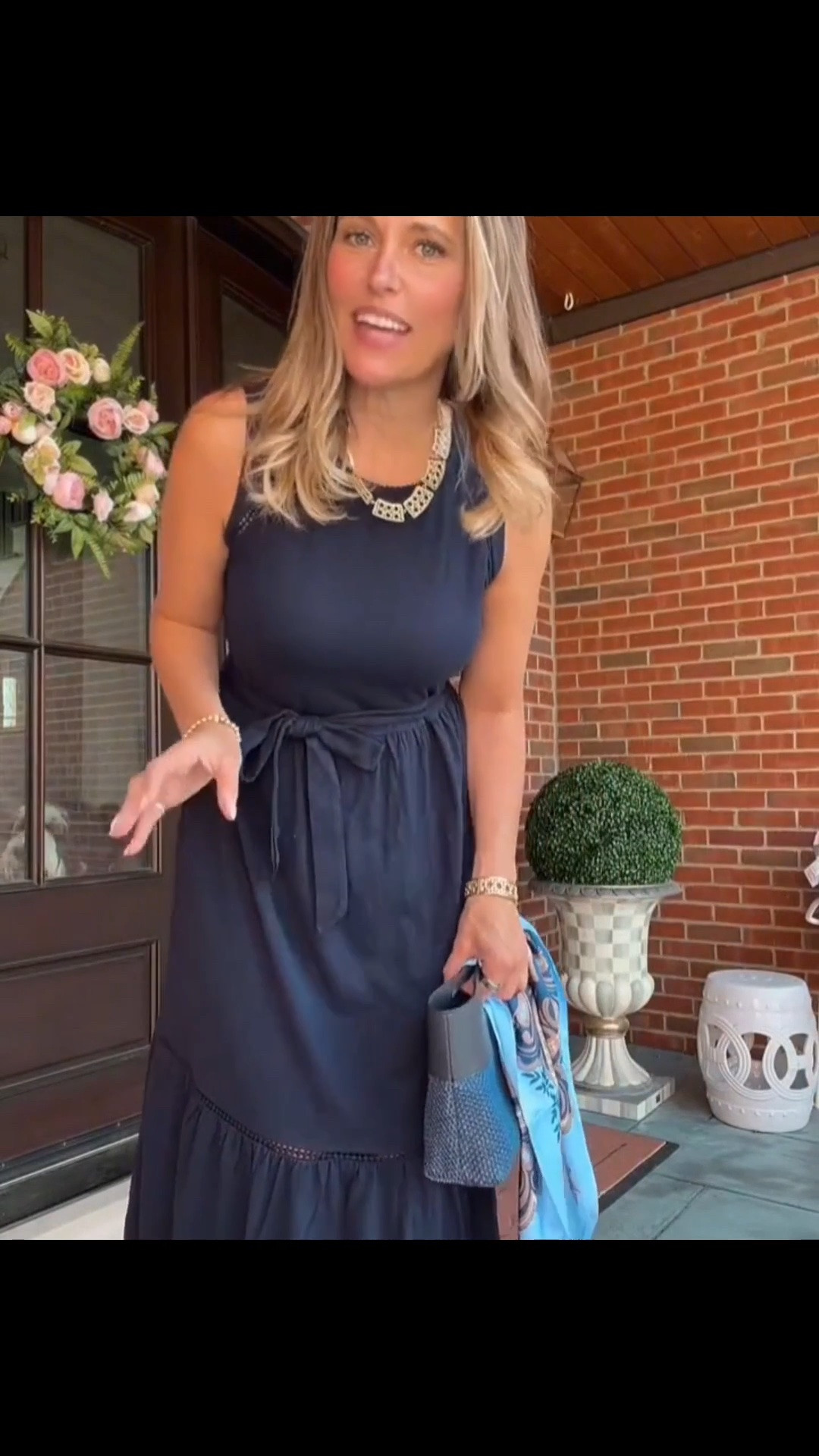 I am a navy girl, so this dress checks all the boxes for me. I love the color, the relaxed fit, and how simple it is to style with sandals, flats, or a cardigan over your shoulders. It’s a beautiful choice for church, lunch, vacation, or summer dinners. s

#LTKSeasonal #LTKOver40 #LTKdayinmylife