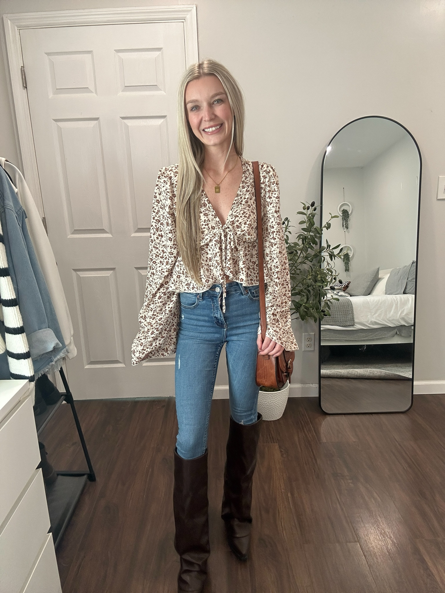 The cutest ditsy floral long sleeve top for fall! Paired with my favorite boots from Amazon ✨

#LTKFindsUnder50 #LTKSeasonal #LTKStyleTip