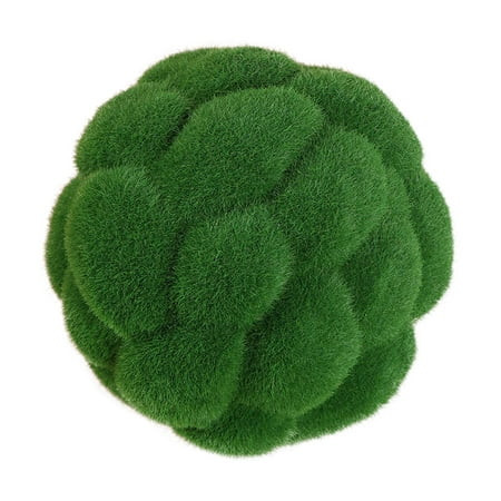 Fake Moss Ball Decor Micro Landscape Adornment Garden Ornament (Green) | Walmart (US)