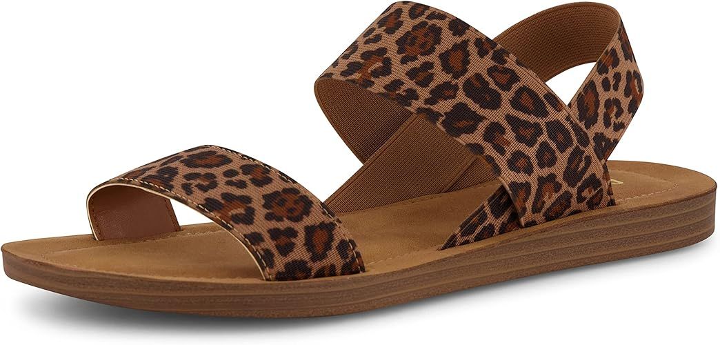 CUSHIONAIRE Women's Ina stretch sandal +Memory Foam | Amazon (US)