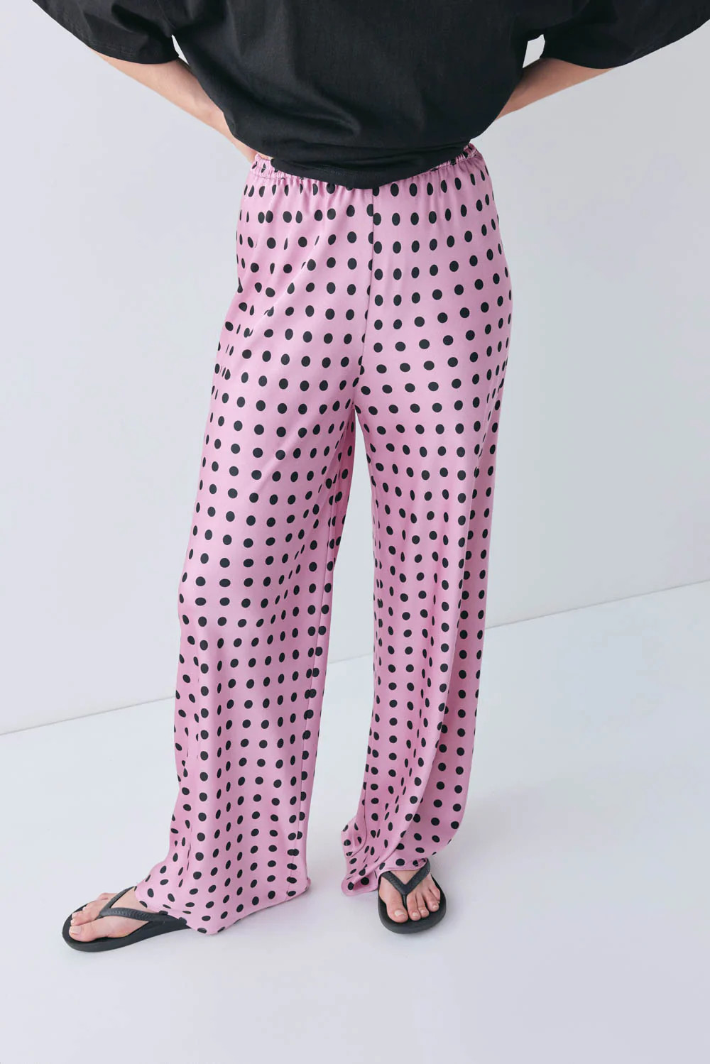 Remi Satin Pants Polka Dot | VRG Grl