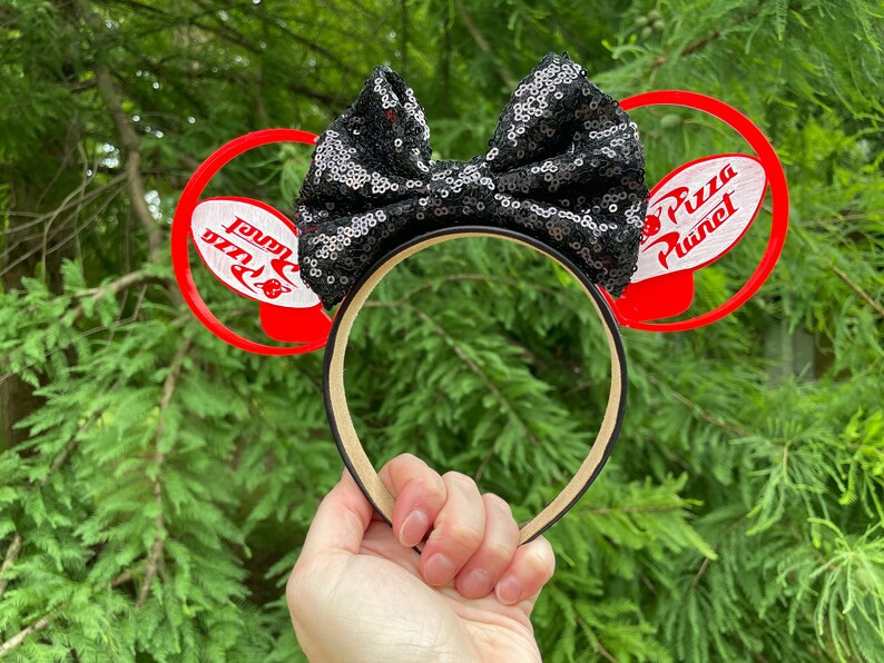 Pizza Planet Park Mouse Ears, Toy Story Pizza Planet Inspired 3D Printed Ears, Pizza Planet Mouse... | Etsy (US)