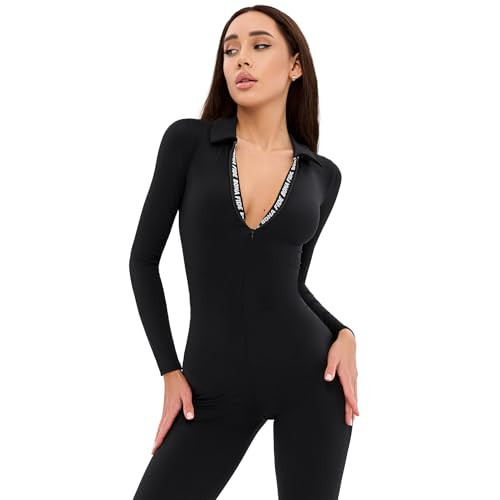 Bona Fide One Piece Workout Jumpsuits for Women - Athletic Romper Jumpsuit with Tummy Control and Butt Lifting for Yoga, Gym | Amazon (US)