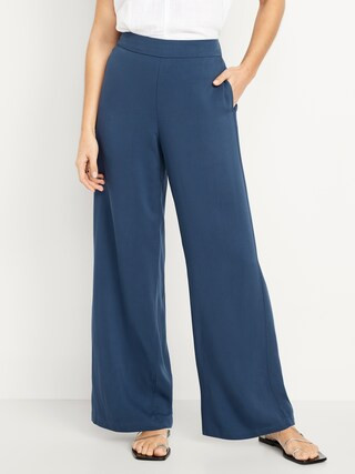 High-Waisted Playa Wide-Leg Pants | Old Navy (US)
