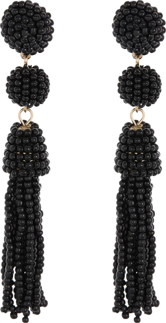 Granita Beaded Tassel Drop Earrings | Nordstrom Rack