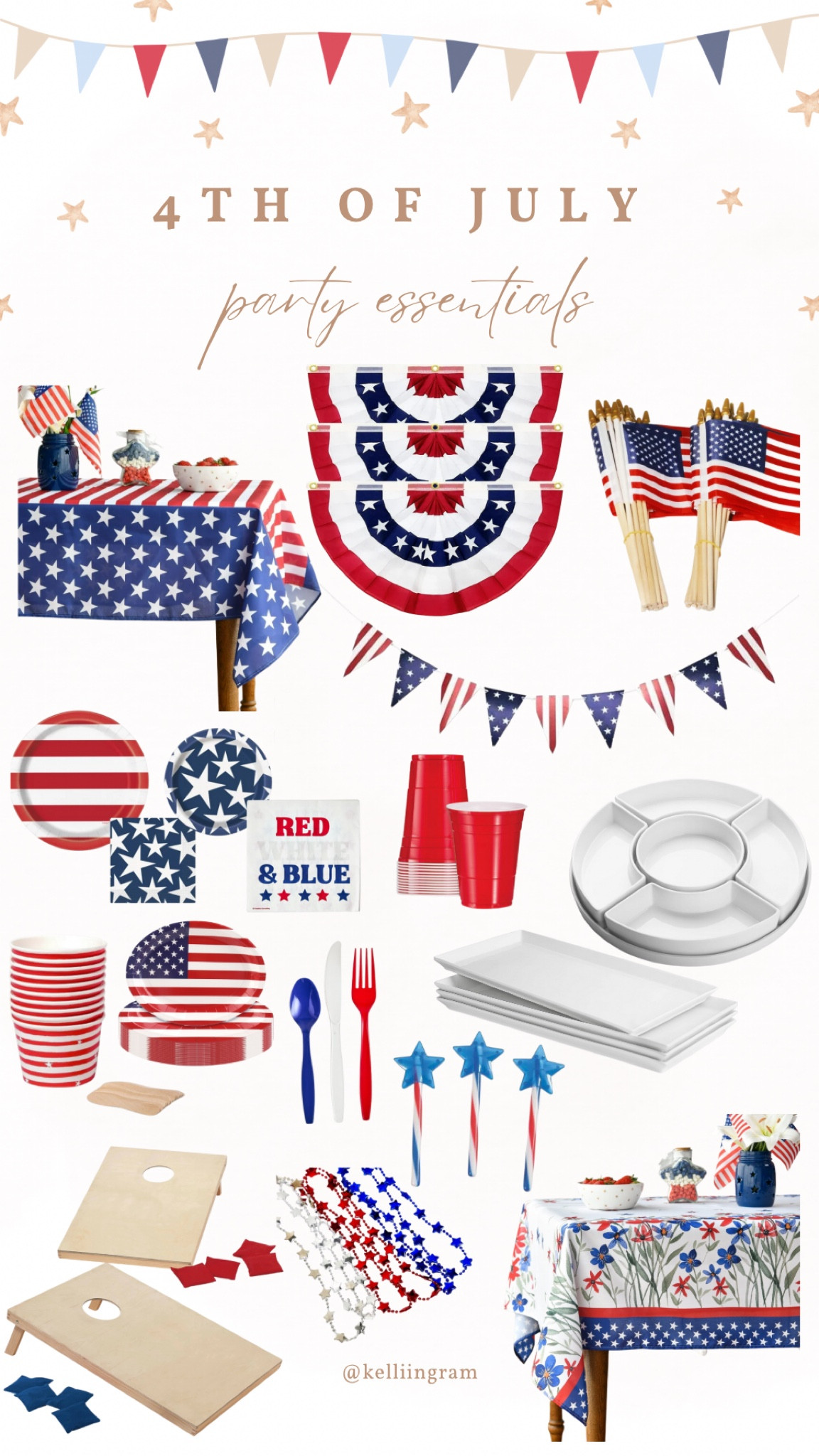 Some of my favorite patriotic party essentials for 4th of July festivities!

#LTKParties #LTKSummerSales #LTKxWalmart