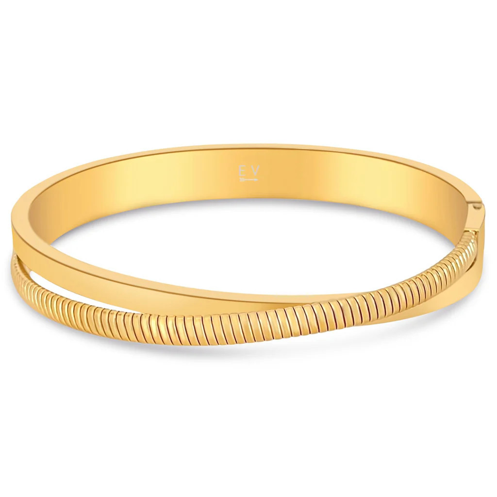 Ellie Vail - Halston Crossover Bangle Bracelet | Ellie Vail Jewelry