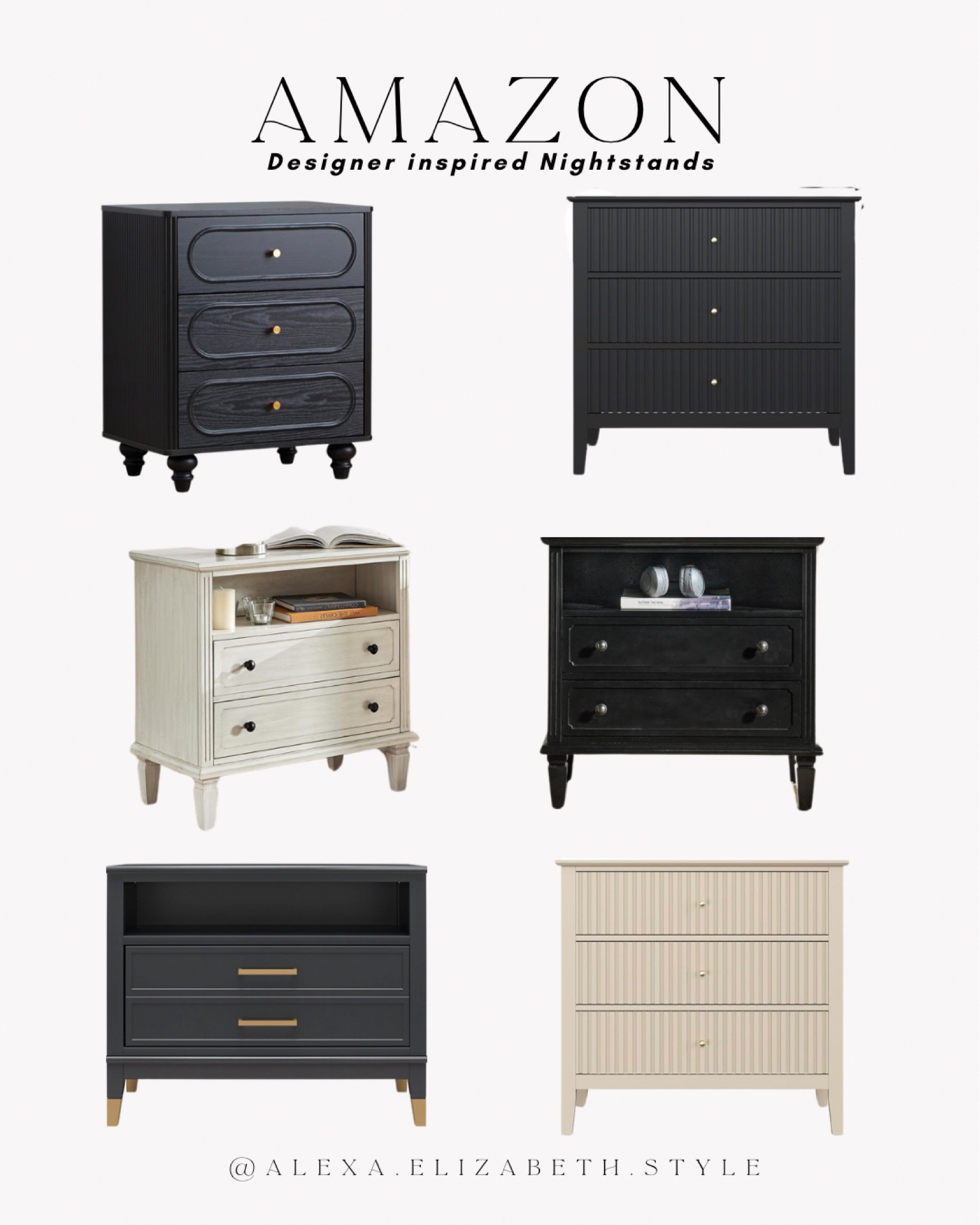 Amazon designer inspired nightstands! 

#LTKHome #LTKStyleTip #LTKFindsUnder100
