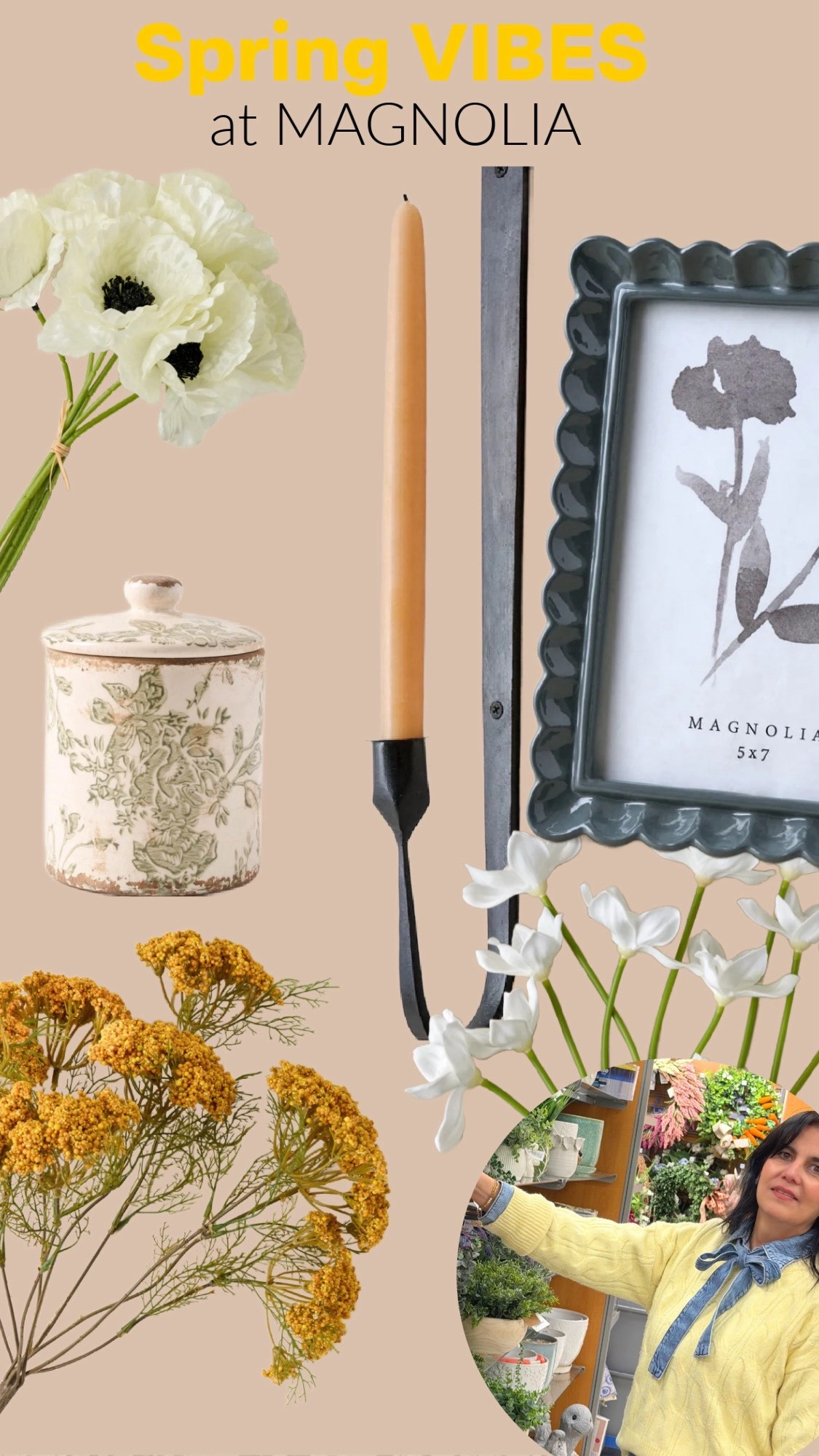 Spring at MAGNOLIA! Cualquiera de estas bellas flores o accesorios refrescan el espacio para esta esperada PRIMAVERA 



#LTKSaleAlert #LTKSeasonal #LTKHome