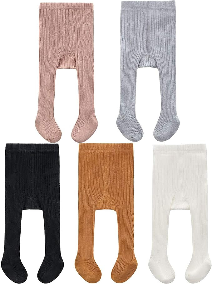 CECORC Baby Tights – Thick Toddlers Girl Leggings–Seamless Cable Knit Cotton Stockings – In... | Amazon (US)
