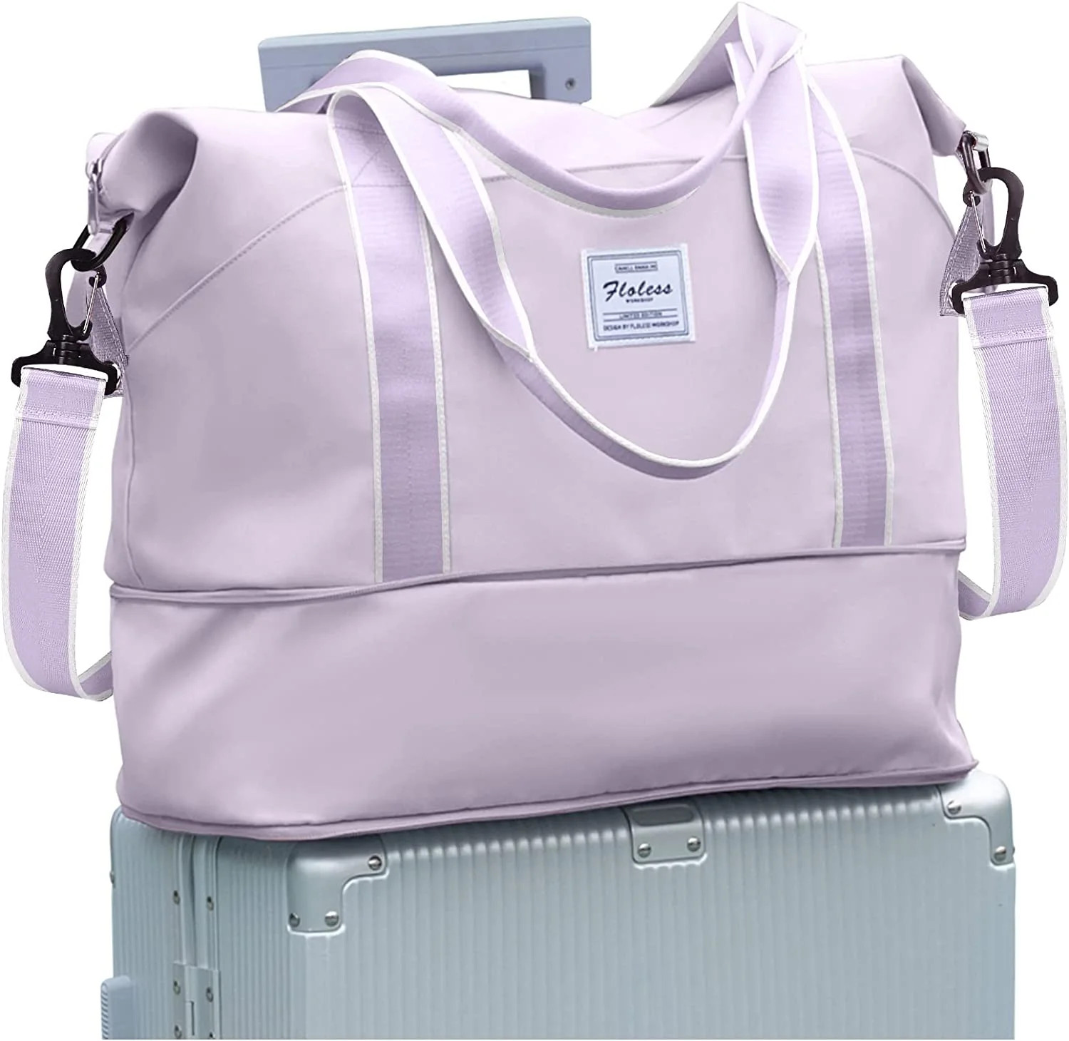 Travel Bag,Waterproof Duffel Gym Tote Bag,Weekender Carry On Overnight Bags for Women Men Approve... | Walmart (US)