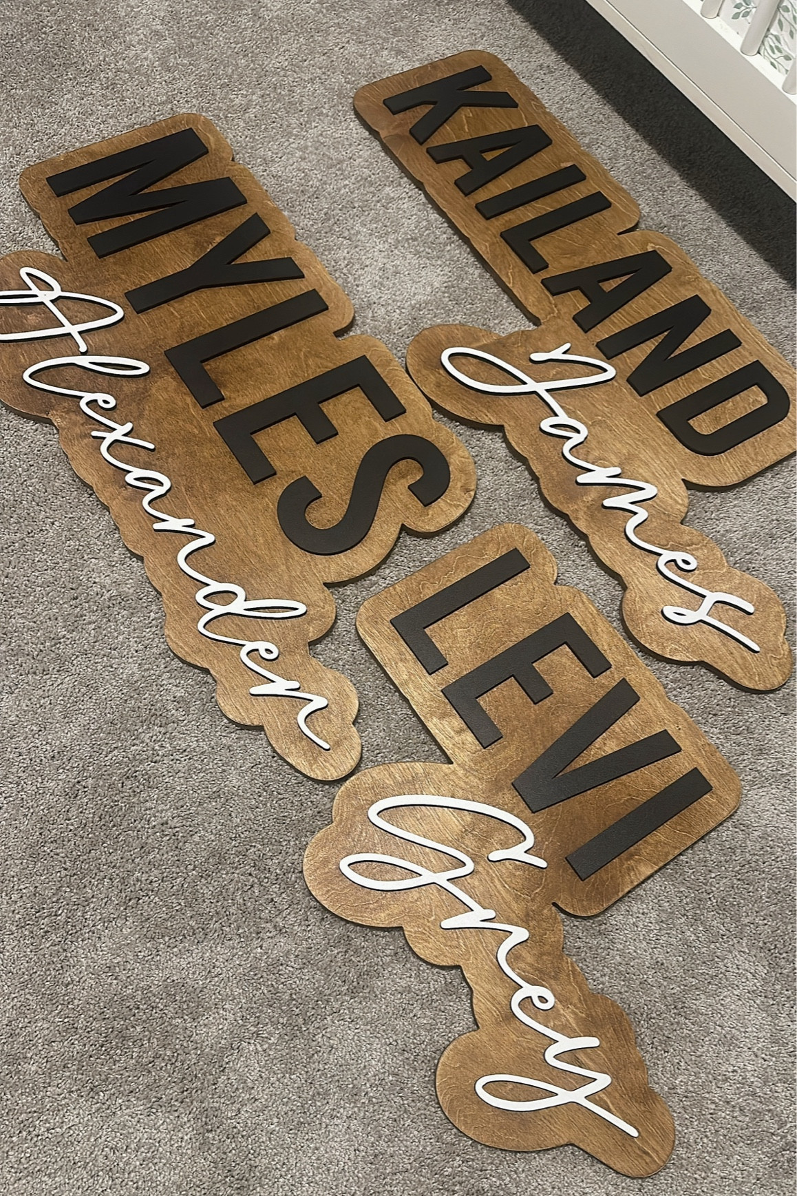 Wall Name Signs
#toddlerroomideas