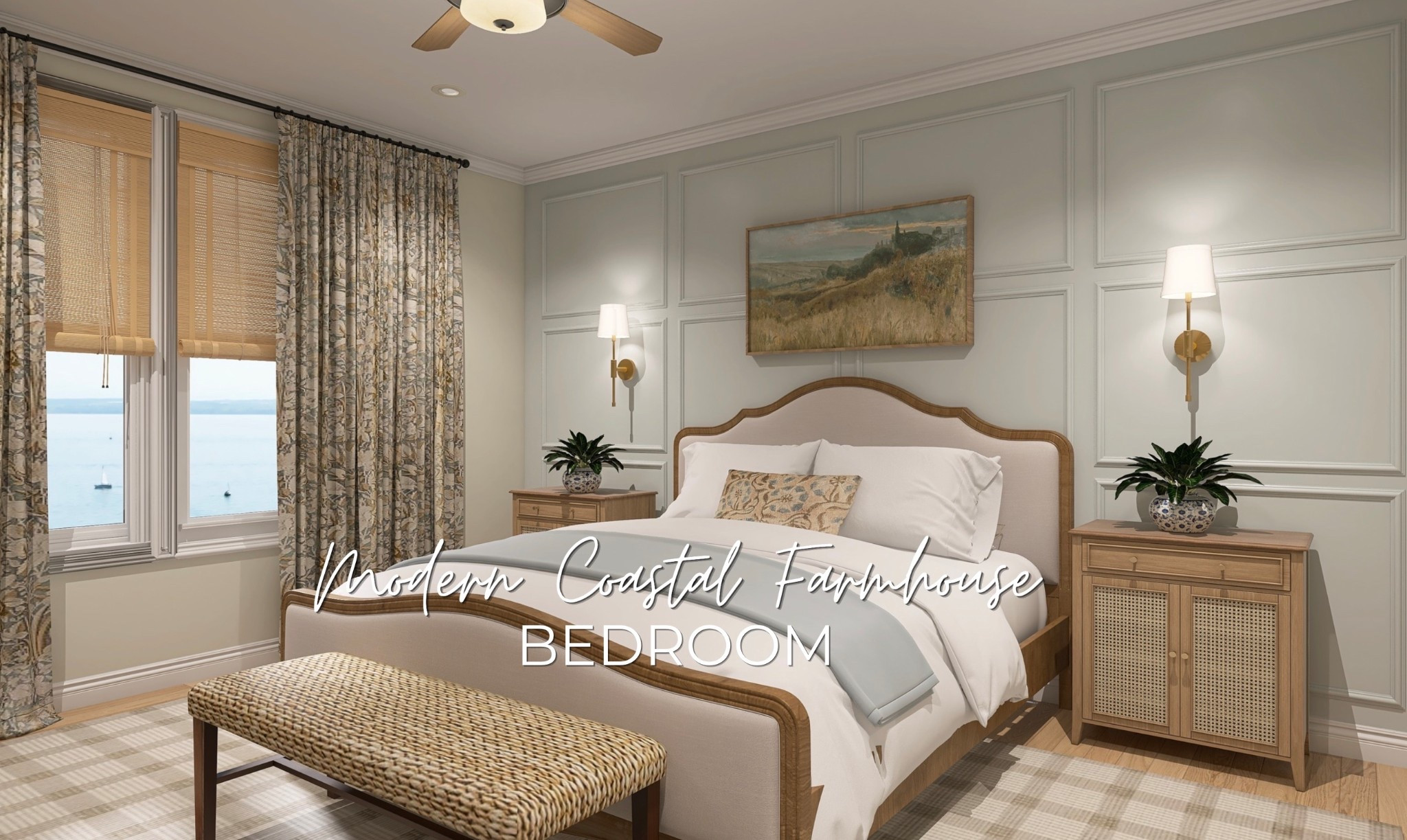 Designed by Brandy
Modern Farmhouse Coastal Bedroom 

#LTKmomlife #LTKSeasonal #LTKHome