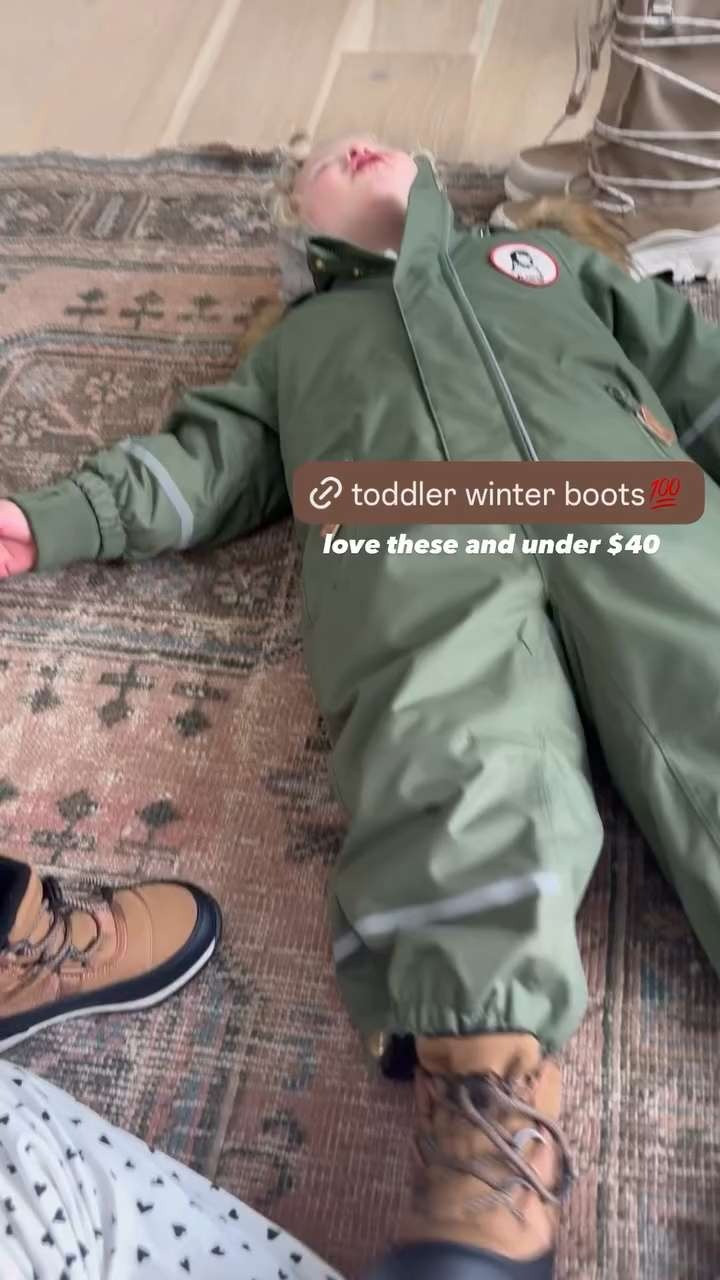 Love these toddler winter boots and they are under $40!! 

 #LTKootd #LTKSeasonal #LTKKids