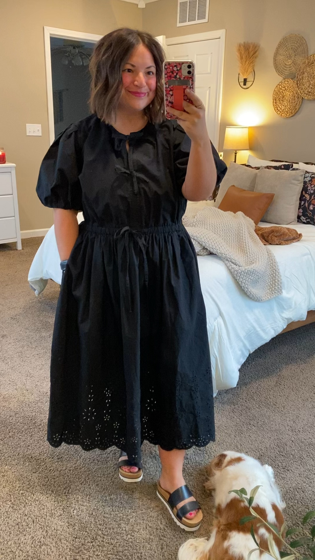 A black dress is the ultimate wardrobe staple. Perfect for any occasion. Dress it up or down—I love how versatile this piece is! 🖤✨

sandals: fit true to size // wearing a 5
dress: fits oversized // wearing a large 

 #LTKMidsize #LTKStyleTip #LTKWorkwear