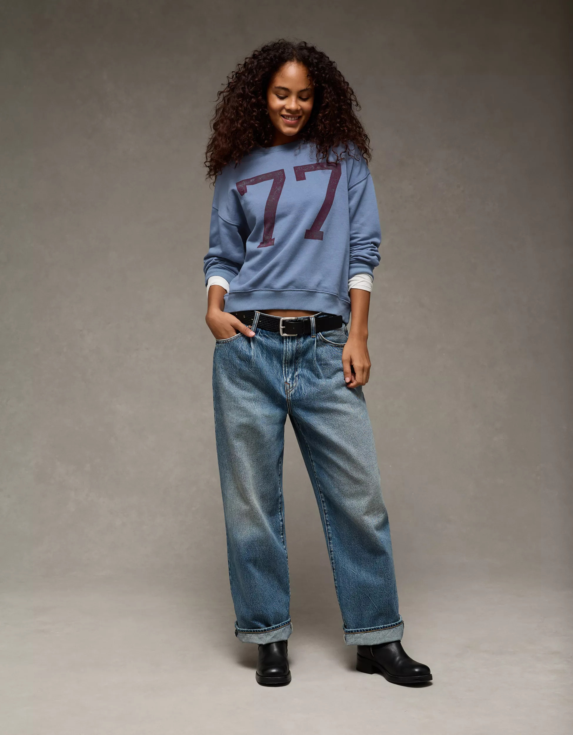 AE Funday Graphic Sweatshirt | American Eagle Outfitters (US & CA)