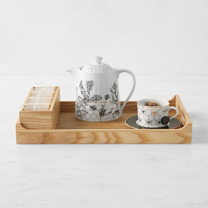 Hold Everything Coffee/Tea Tray, Ashwood | Williams-Sonoma