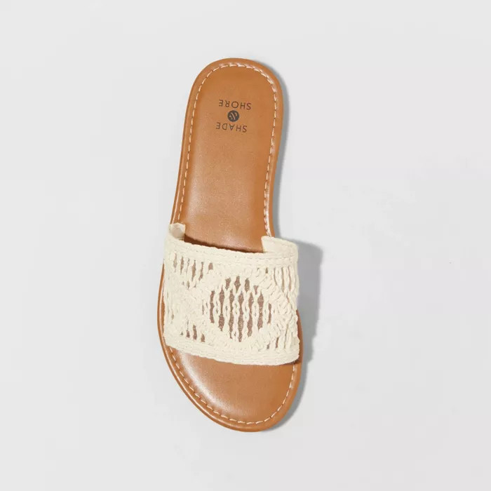 Women's Nicole Knit Slide Sandals - Shade and Shore™ | Target