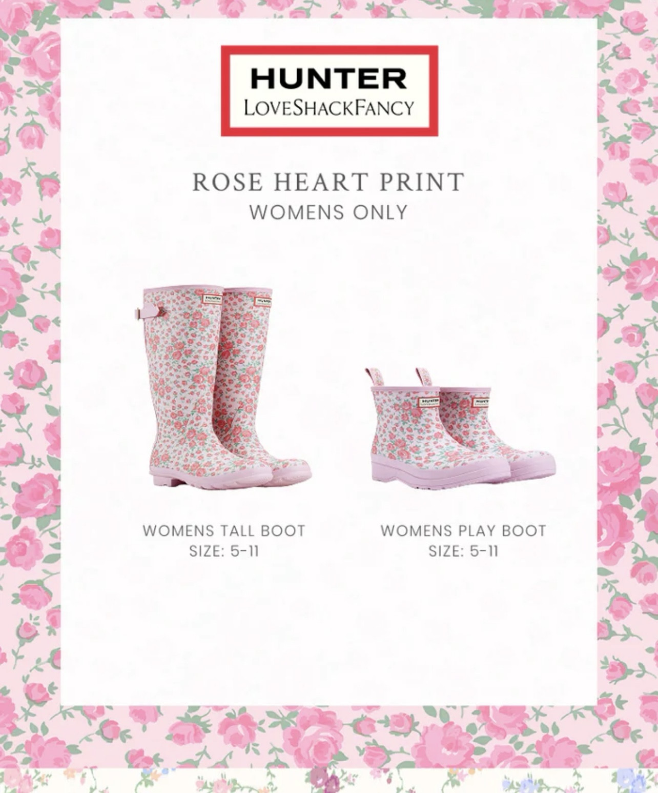 The cutest and girliest rain boots are here! Shop now!

#LTKStyleTip #LTKShoeCrush #LTKSeasonal