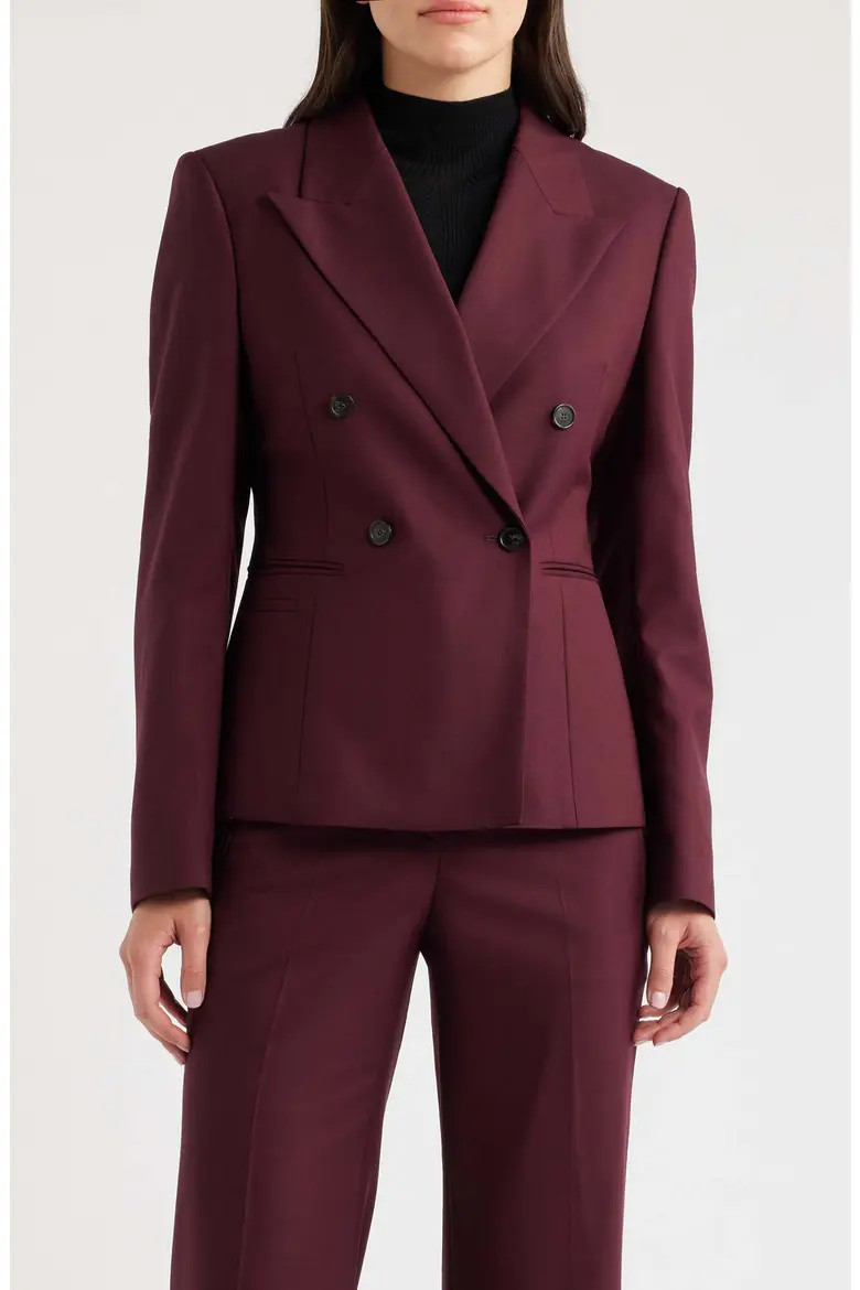 Jiamia Wool Blend Double Breasted Blazer (Women) | Nordstrom | Nordstrom