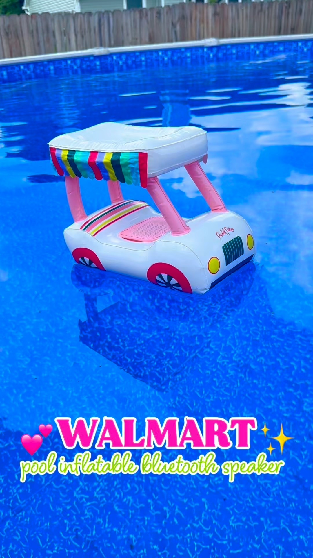 Walmart pool inflatable Bluetooth speaker! ✨🫶🏼

#LTKFindsUnder100 #LTKSwim #LTKFindsUnder50