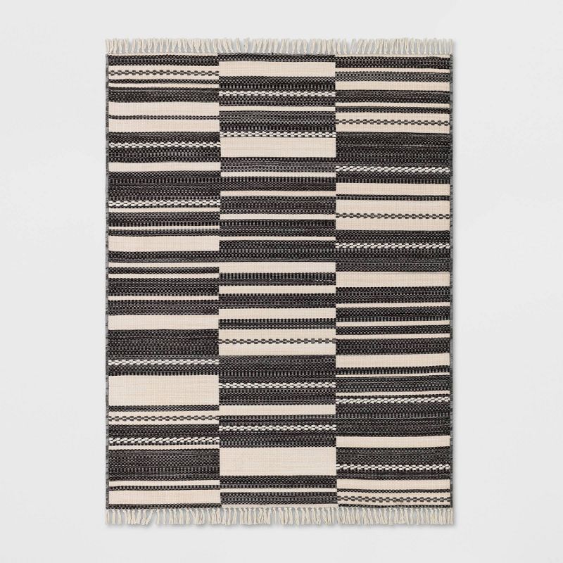 Tapestry Outdoor Rug Charcoal/Ivory - Project 62™ | Target