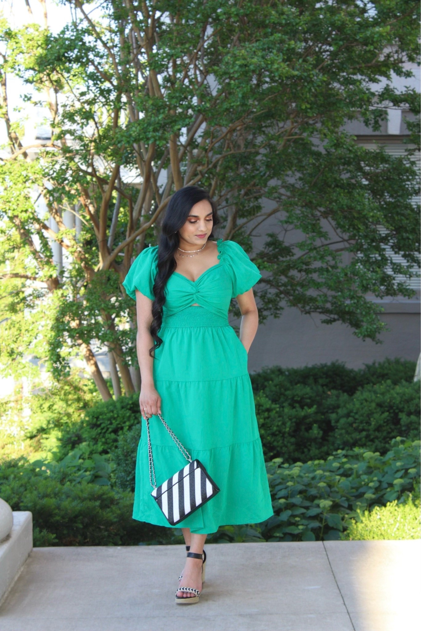 • {Green} There, Done That 💚 •

This Amazon dress is on sale for $45, comes in 12 other colors, and checks every box - puff sleeves, twist front, adjustable smocked waist, and yes pockets! ✨

spring fashion, spring styles, spring outfits, spring dresses, feminine style, feminine fashion, feminine outfits, girly outfits, girly style, girly fashion, espadrille wedges, black and white wedges, black and white purse, green maxi dress, amazon dress, Amazon fashion finds

#LTKSeasonal #LTKWedding #LTKootd