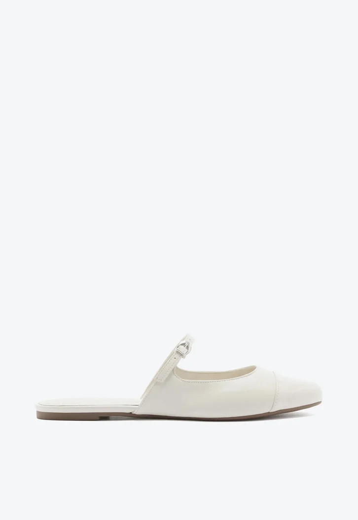 Sapato Mule Verniz Branco | ZZ Mall (BR)