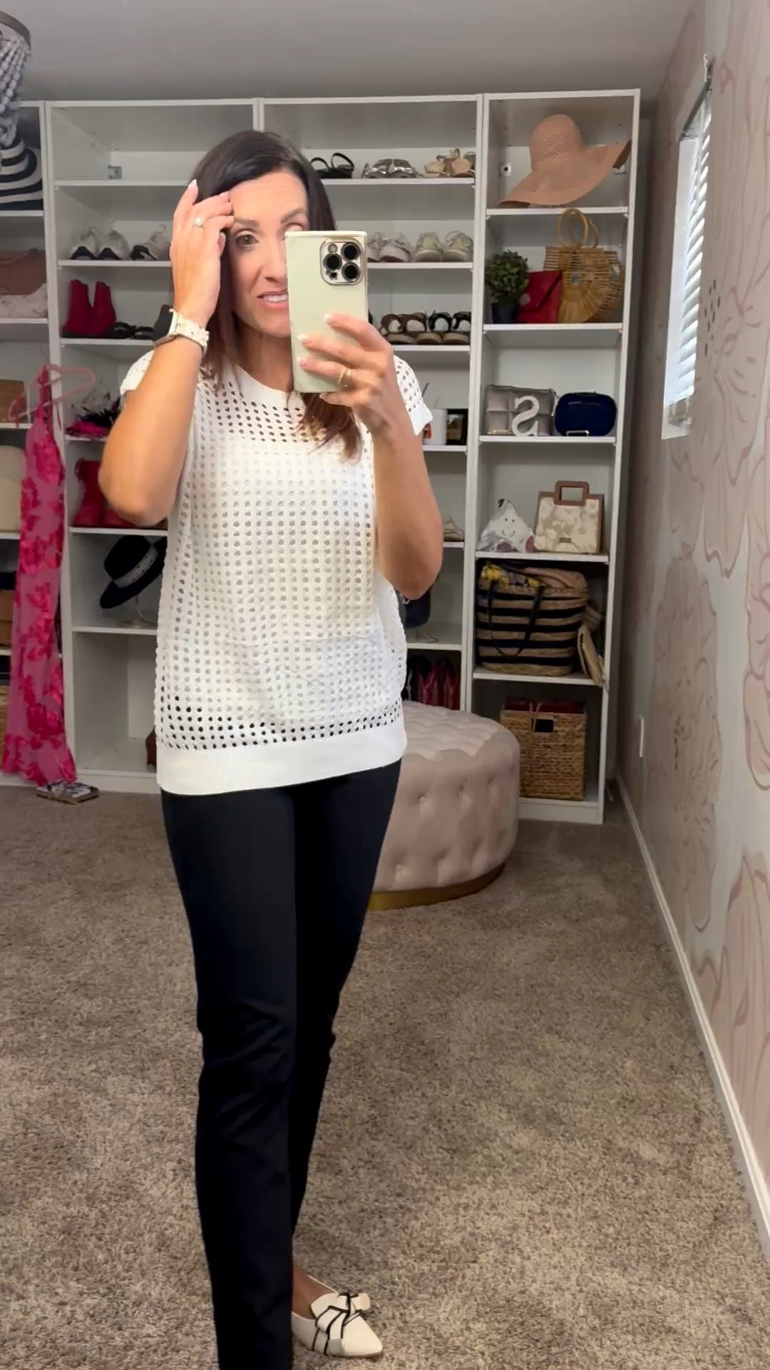 Spring outfit. Work. Business casual.  Knit top 

#LTKPetite #LTKWorkwear #LTKSpringSale