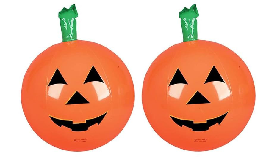 Inflatable Pumpkin, Set of 2 Jack-O-Lantern by Forest & Twelfth, 16” When Deflated, Ideal for H... | Amazon (US)