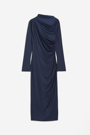 Long-Sleeve Wool Dress | H&M (UK, MY, IN, SG, PH, TW, HK)