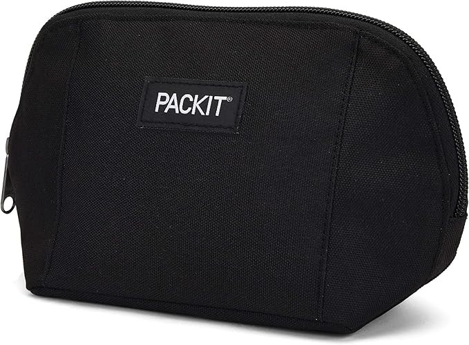 PackIt Freezable Snack Bag, Black, Built with EcoFreeze Technology, Foldable, Reusable, Zip Closu... | Amazon (US)