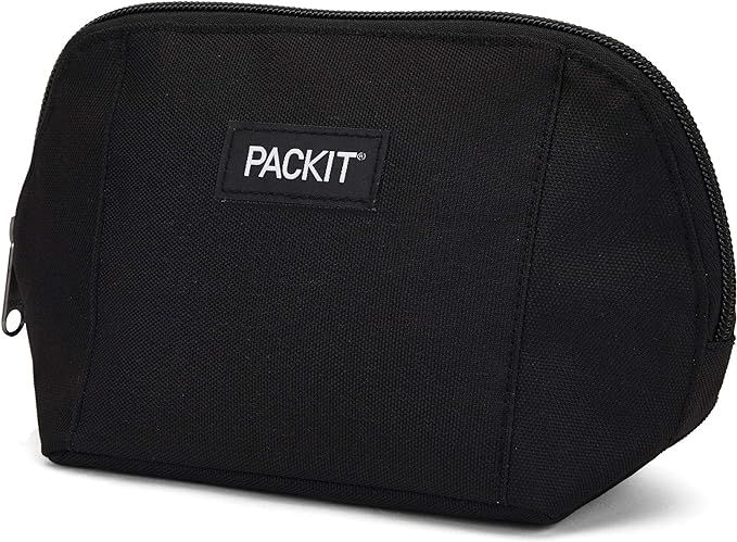 PackIt Freezable Snack Bag, Black, Built with EcoFreeze Technology, Foldable, Reusable, Zip Closu... | Amazon (US)