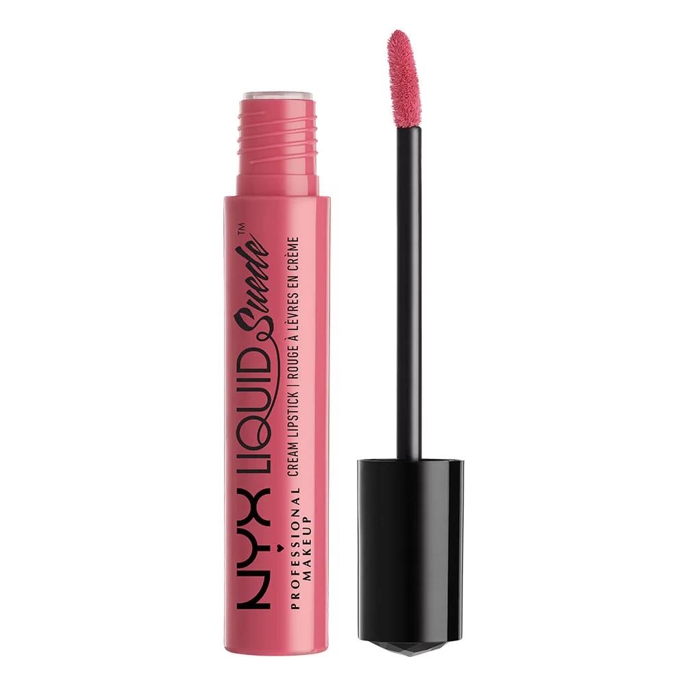 NYX Professional Makeup Liquid Suede Cream Lipstick, Tea & Cookies | Walmart (US)