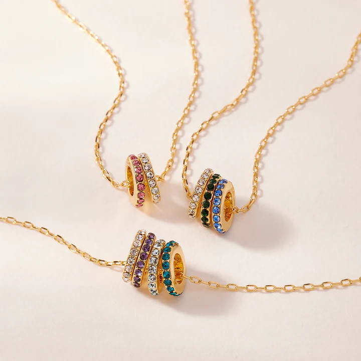 Gaby Birthstone Stacking Necklace | Brook and York