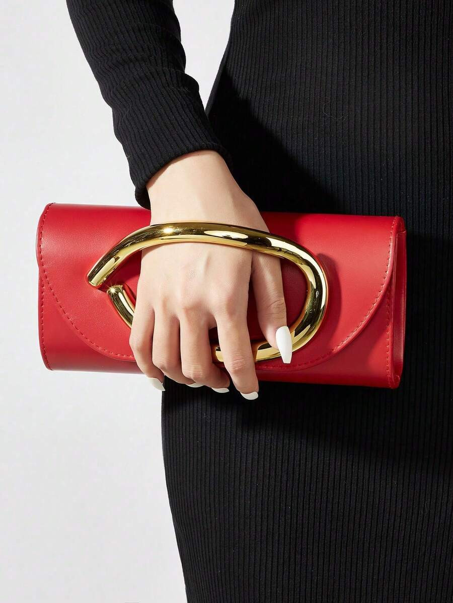 Retro Vintage Solid Color Clutch Wallet, All-Match Carry On Purse, Stylish PU Bag For Women, And ... | SHEIN