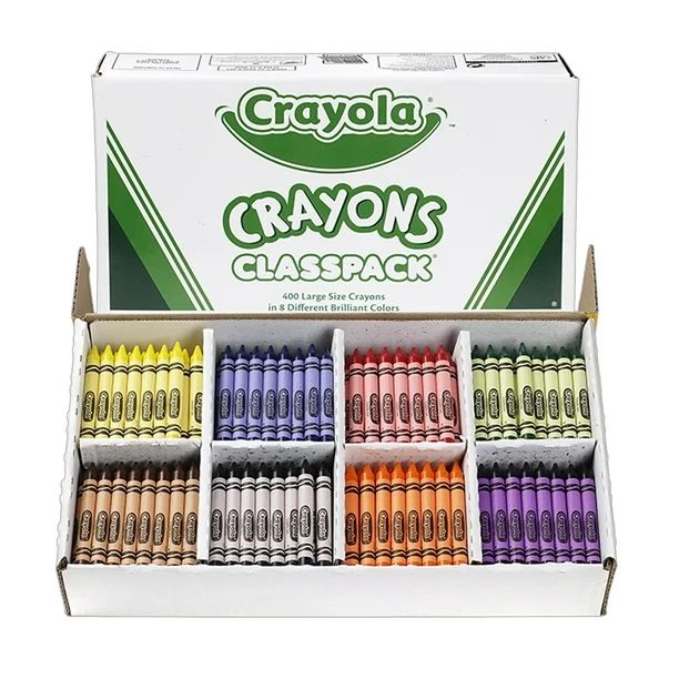 Crayola Crayon Classpack, Large Size, Pack Of 400 | Walmart (US)