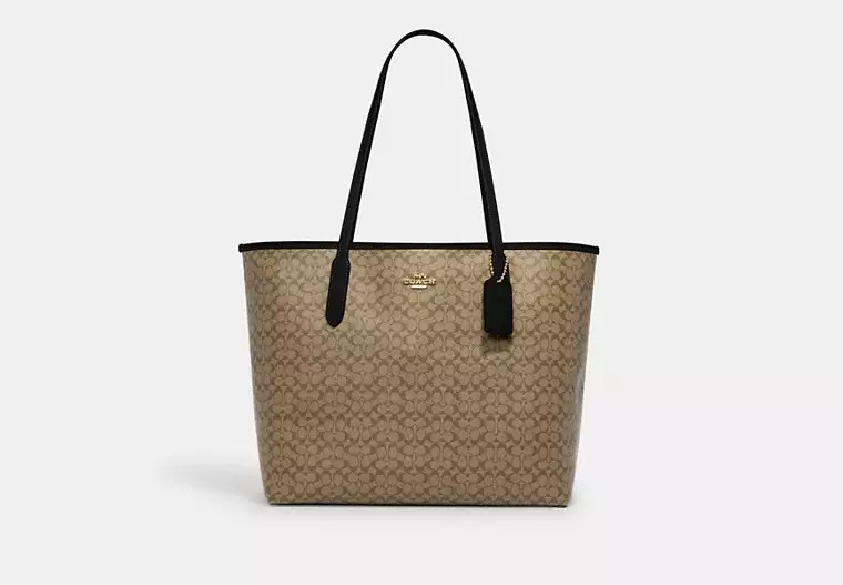 City Tote In Signature Canvas | Coach Outlet US