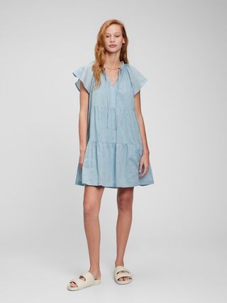 Flutter Sleeve Mini Dress | Gap (US)