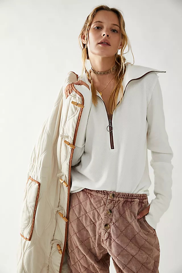 Fast Lane ½ Zip | Free People (Global - UK&FR Excluded)