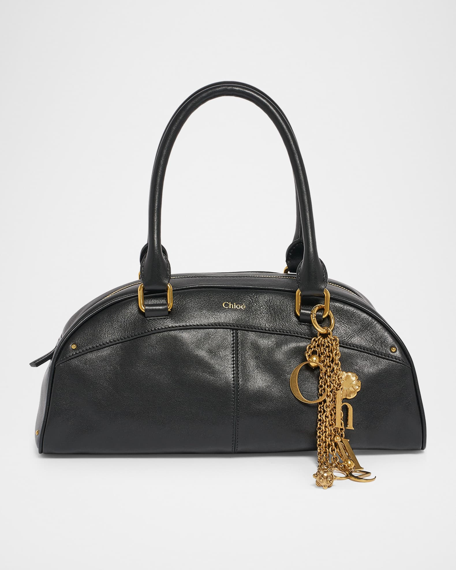 Bowling Shoulder Bag in Leather | Neiman Marcus