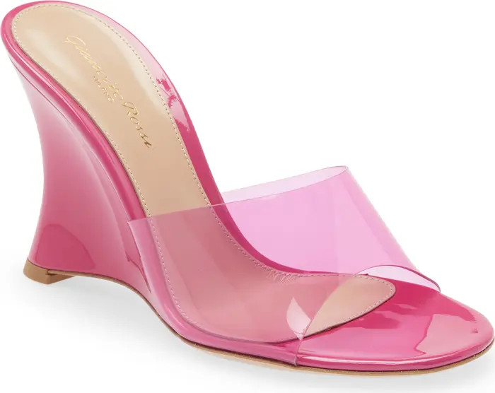 Glass Transparent Wedge Slide (Women) | Nordstrom