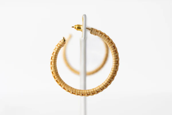 Nantucket Basket Earrings, Nantucket Earrings | Whale Tail Weaving