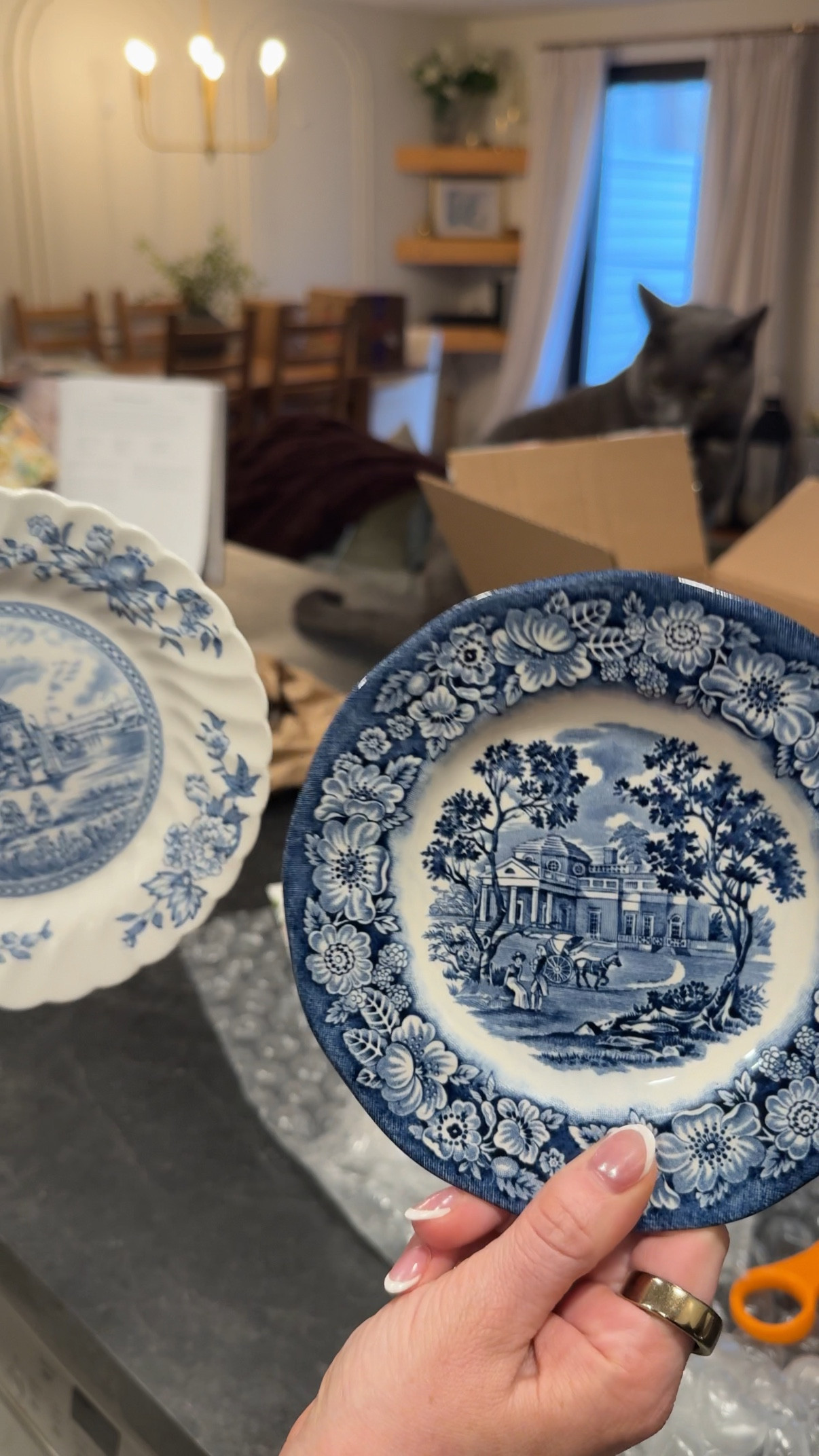 I am making a plate gallery wall with some vintage and decorative plates! Here are some similar to the ones I got! Blue and white plates hanging plates 

Comment SHOP below to receive a DM with the link to shop this post on my LTK ⬇ https://liketk.it/592IX #ltkwatchnow #ltkfindsunder100 #ltkhome